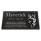 Personalized Dog Memorial - Granite Stone Pet Grave Marker - 6x12 - Maverick product 6